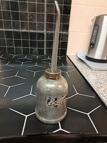 Vintage braimes oil can oiler - oil,